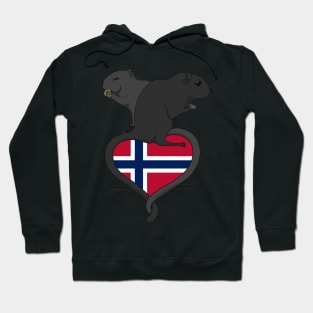 Gerbil Norway (dark) Hoodie